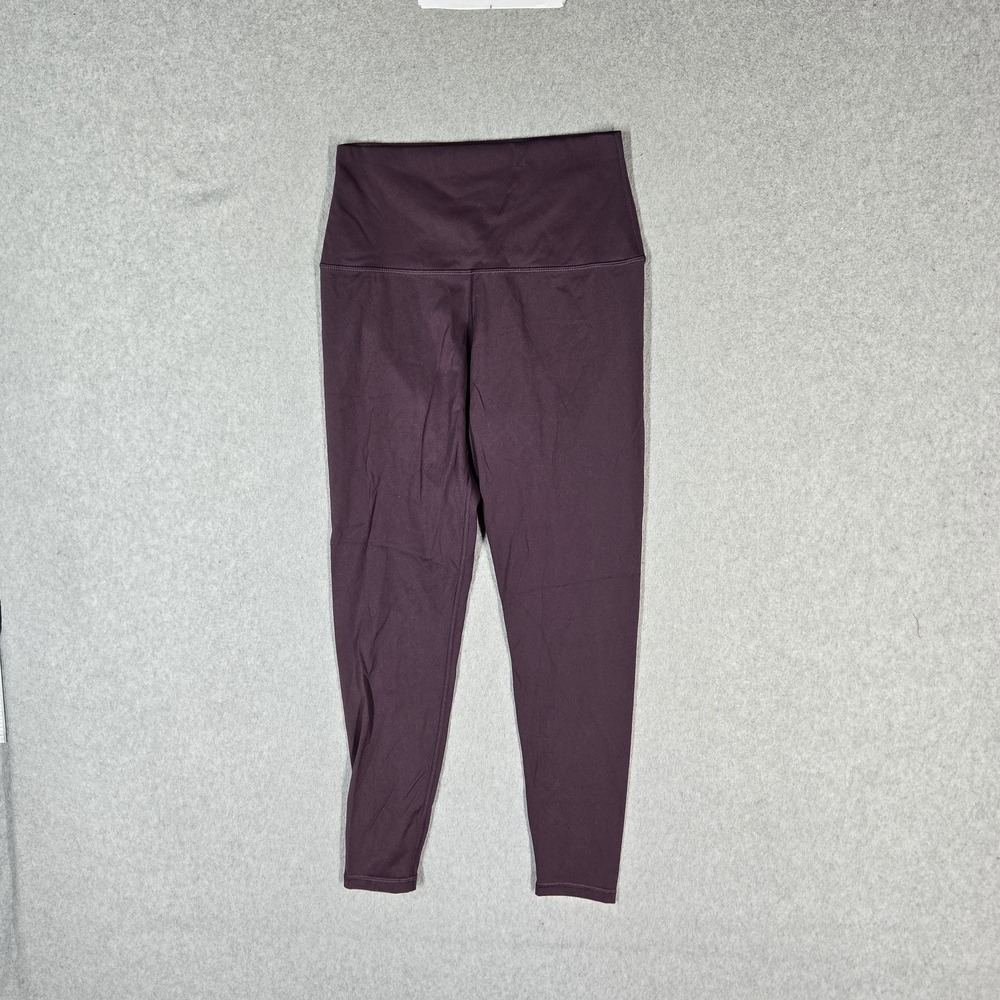 Lululemon Women Activewear Pants 4 Purple Yoga Legging 26" Inseam Logo Stretch